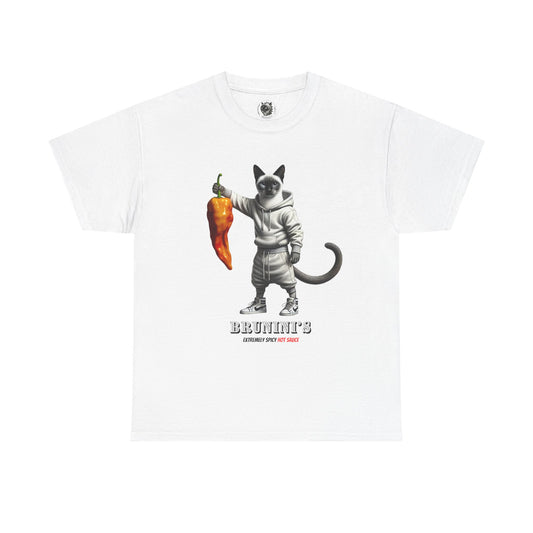 Bruno with Ghost Pepper - Unisex Heavy Cotton Tee