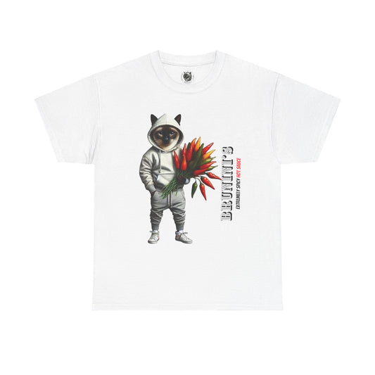 Bruno with bouquet of Peppers  - Unisex Heavy Cotton Tee