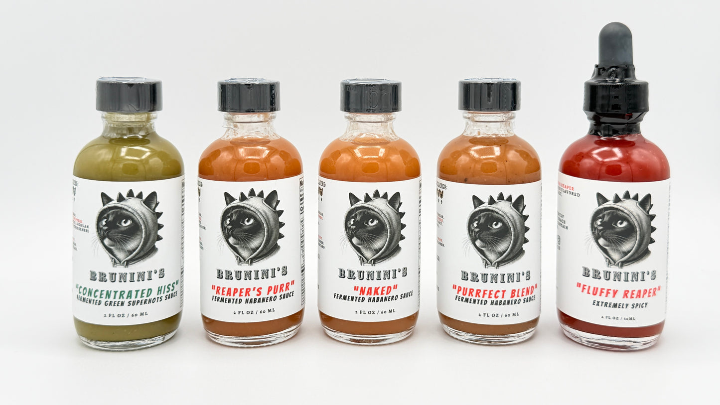 Brunini's "The Cat Lives Flight" - The 5-Pack Sampler