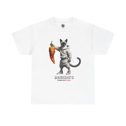 Bruno with Ghost Pepper - Unisex Heavy Cotton Tee