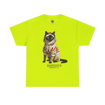 Bruno wearing hoodie with Peppers - Unisex Heavy Cotton Tee