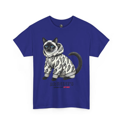 Bruno wearing hoodie with Peppers - Unisex Heavy Cotton Tee