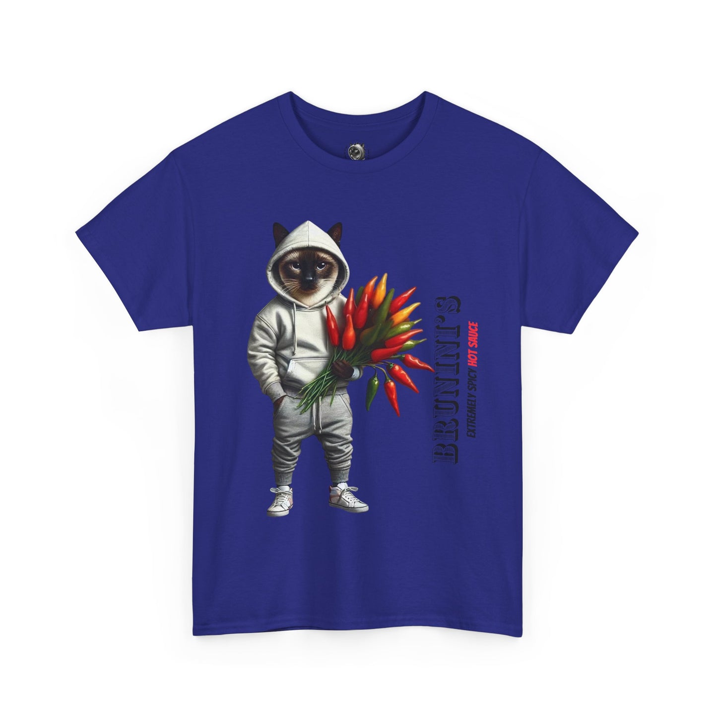 Bruno with bouquet of Peppers  - Unisex Heavy Cotton Tee
