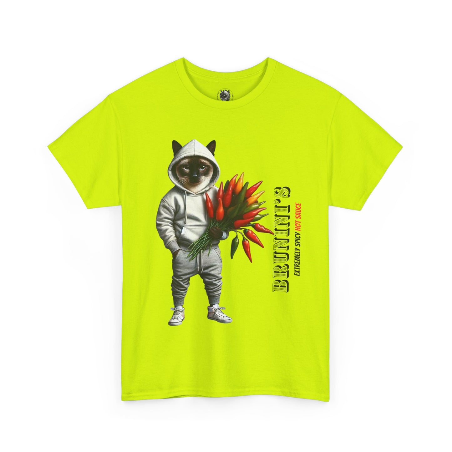 Bruno with bouquet of Peppers  - Unisex Heavy Cotton Tee
