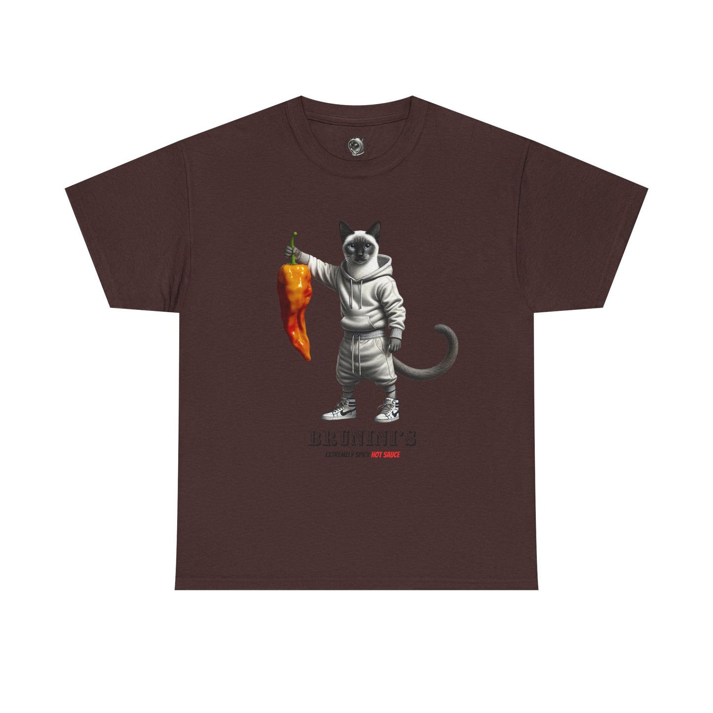 Bruno with Ghost Pepper - Unisex Heavy Cotton Tee