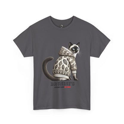Bruno wearing hoodie with Peppers - Unisex Heavy Cotton Tee