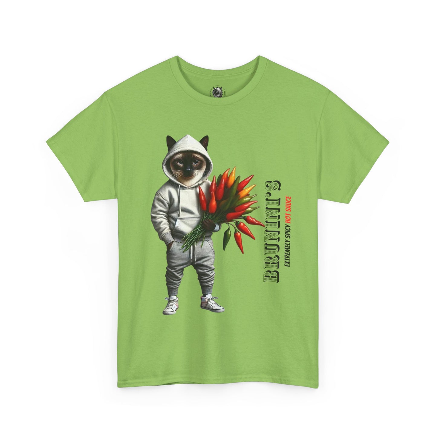 Bruno with bouquet of Peppers  - Unisex Heavy Cotton Tee