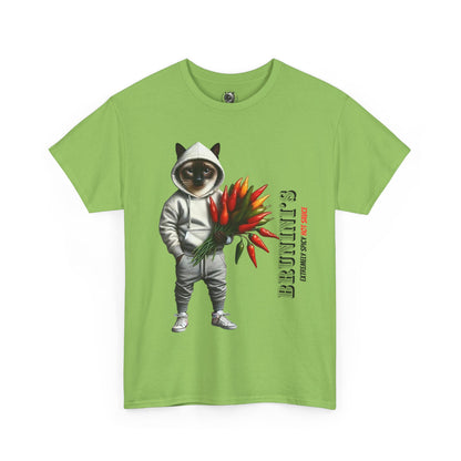 Bruno with bouquet of Peppers  - Unisex Heavy Cotton Tee