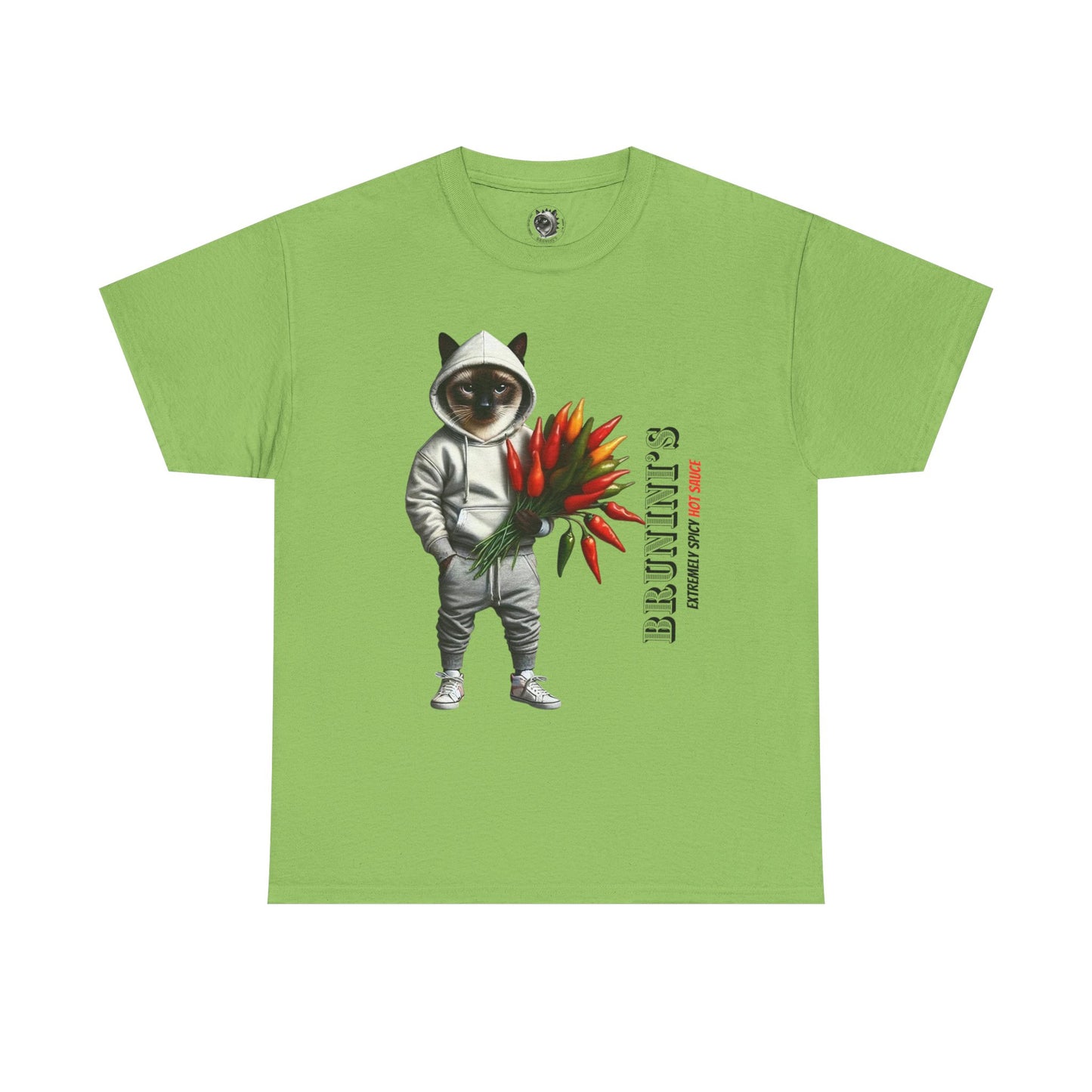 Bruno with bouquet of Peppers  - Unisex Heavy Cotton Tee