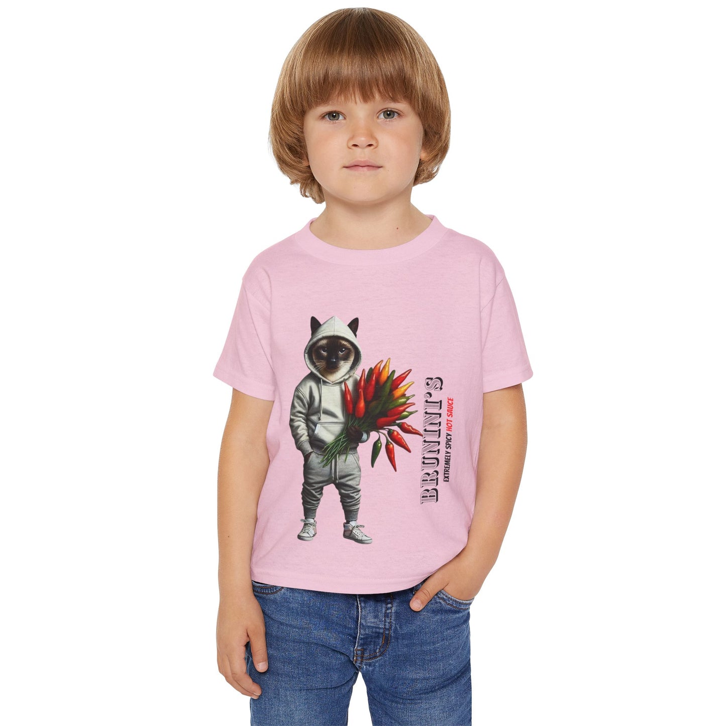 Bruno with bouquet of Peppers - Toddler T-shirt