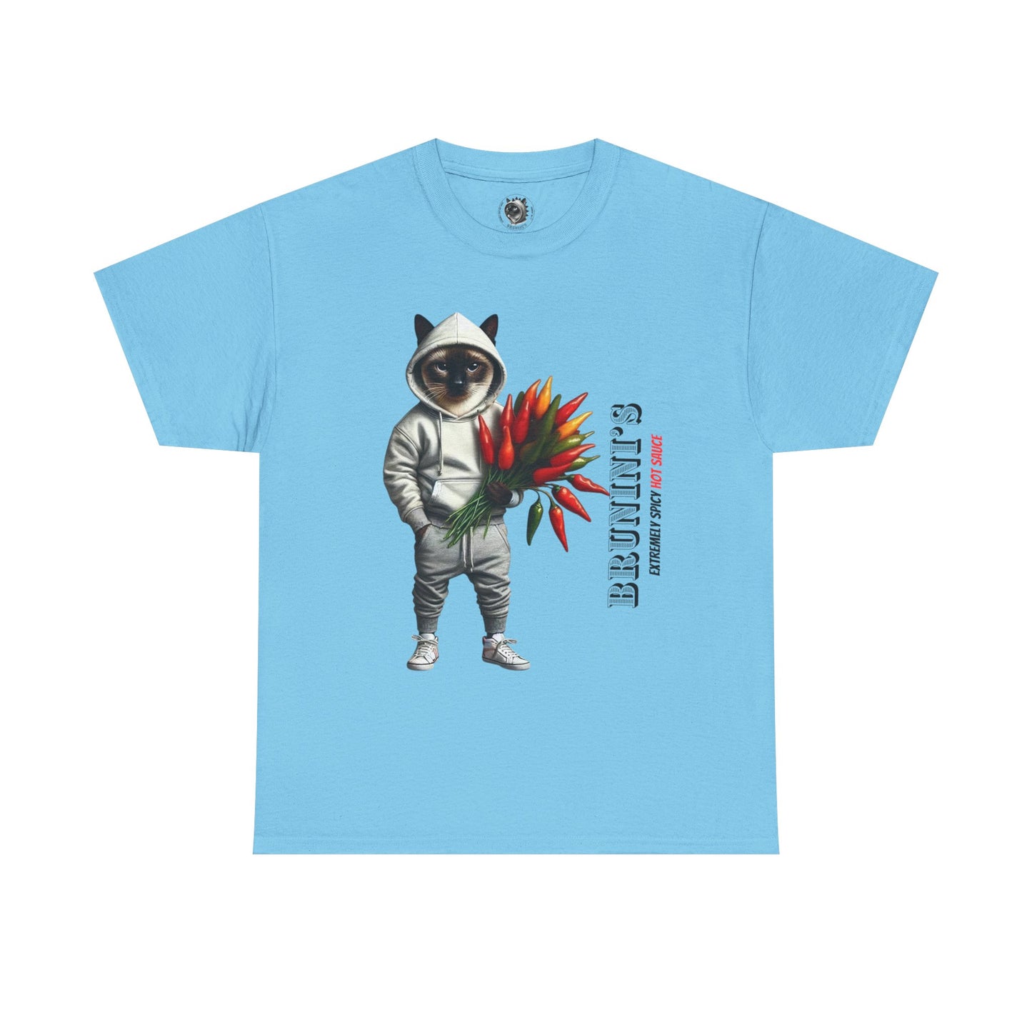 Bruno with bouquet of Peppers  - Unisex Heavy Cotton Tee