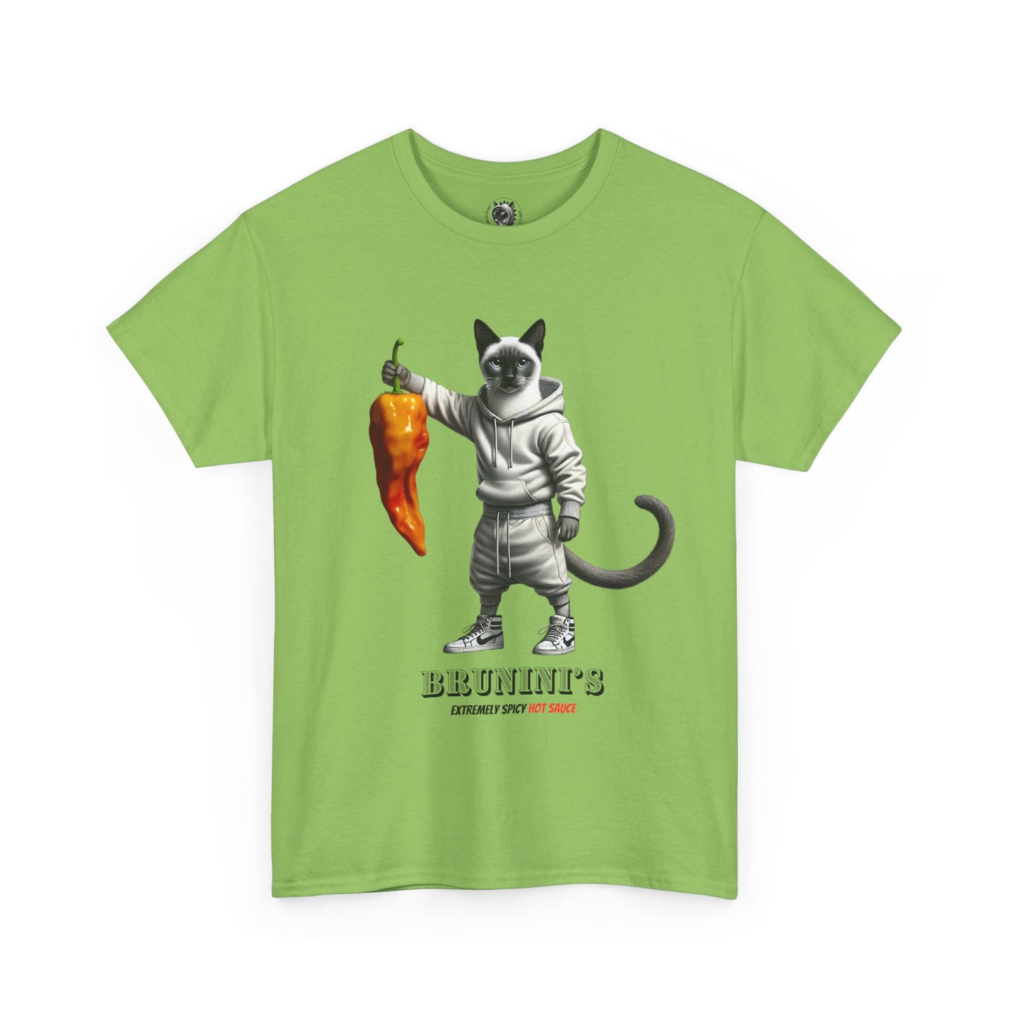 Bruno with Ghost Pepper - Unisex Heavy Cotton Tee