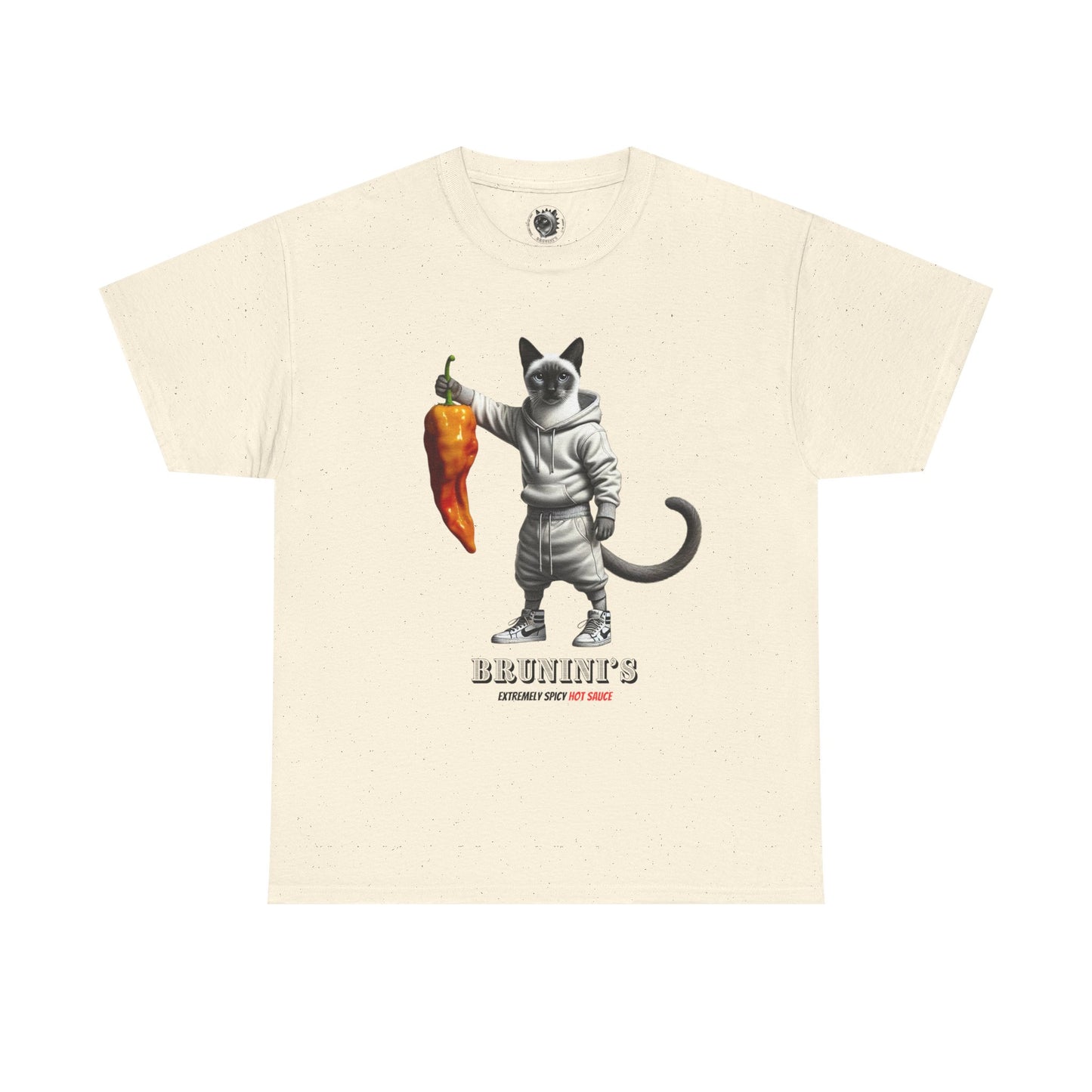 Bruno with Ghost Pepper - Unisex Heavy Cotton Tee