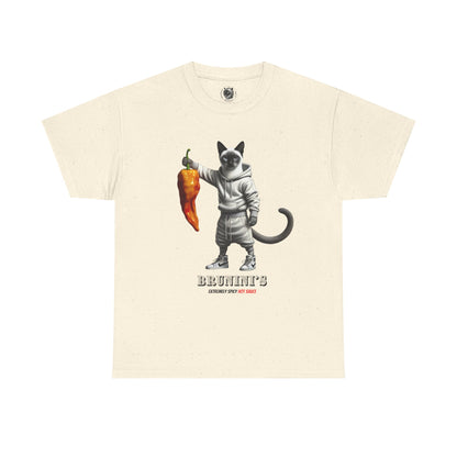 Bruno with Ghost Pepper - Unisex Heavy Cotton Tee