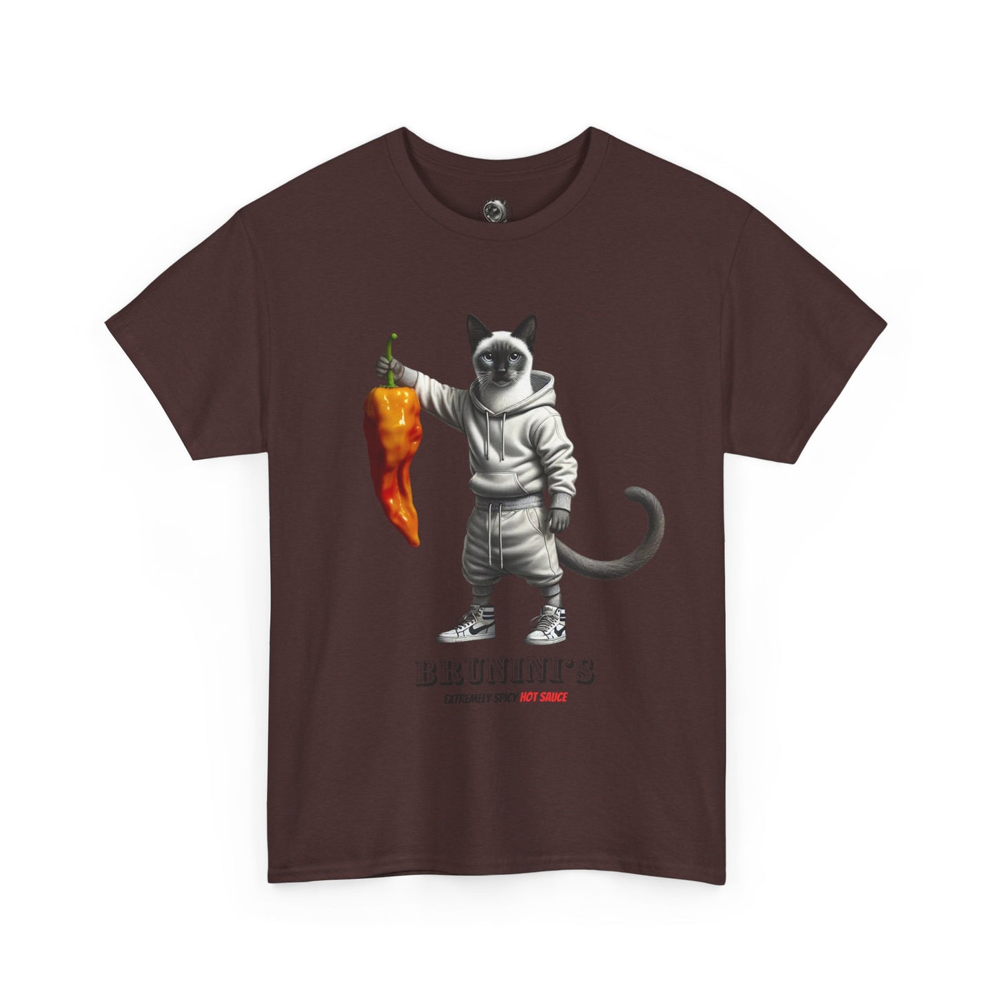 Bruno with Ghost Pepper - Unisex Heavy Cotton Tee