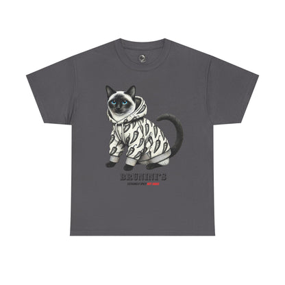 Bruno wearing hoodie with Peppers - Unisex Heavy Cotton Tee