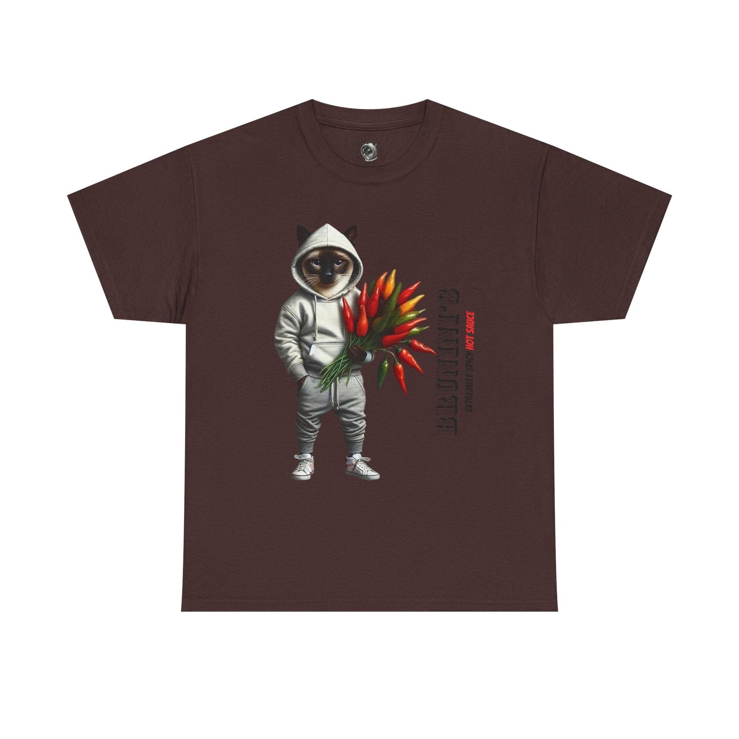 Bruno with bouquet of Peppers  - Unisex Heavy Cotton Tee