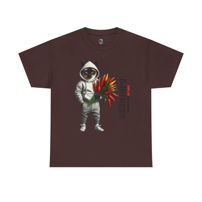 Bruno with bouquet of Peppers  - Unisex Heavy Cotton Tee