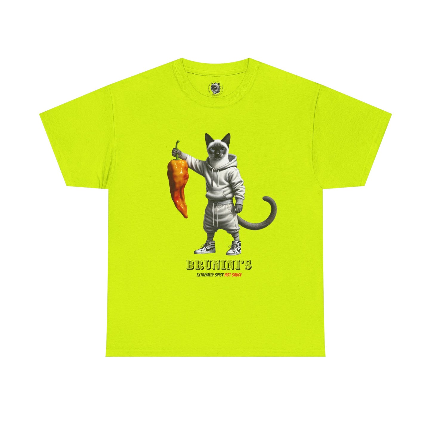 Bruno with Ghost Pepper - Unisex Heavy Cotton Tee