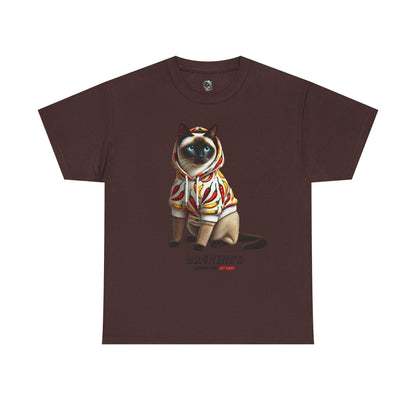 Bruno wearing hoodie with Peppers - Unisex Heavy Cotton Tee