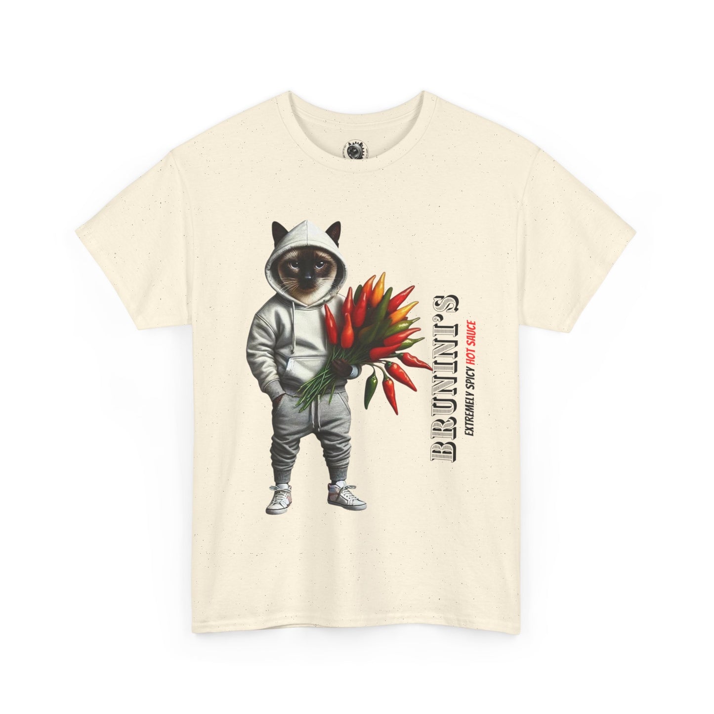 Bruno with bouquet of Peppers  - Unisex Heavy Cotton Tee