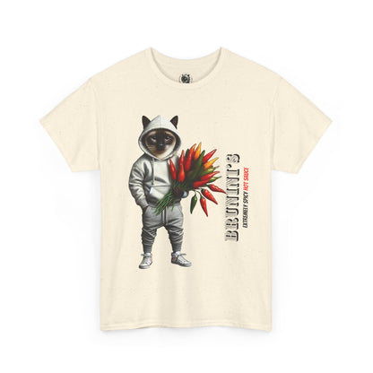 Bruno with bouquet of Peppers  - Unisex Heavy Cotton Tee