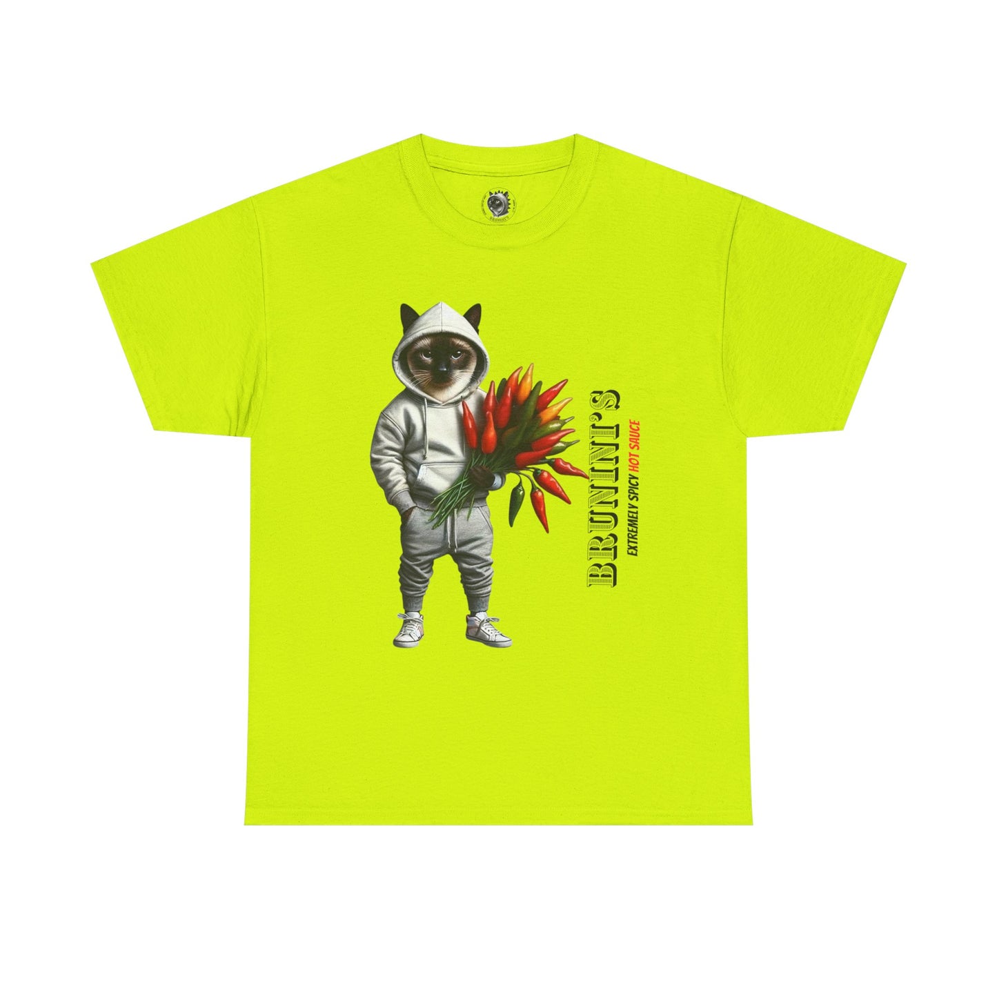 Bruno with bouquet of Peppers  - Unisex Heavy Cotton Tee