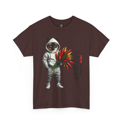 Bruno with bouquet of Peppers  - Unisex Heavy Cotton Tee