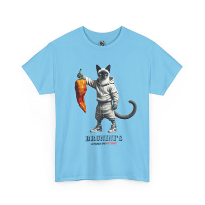 Bruno with Ghost Pepper - Unisex Heavy Cotton Tee