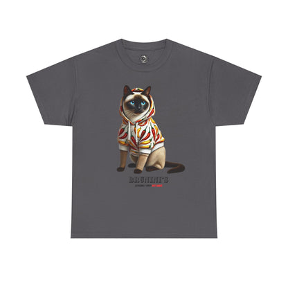 Bruno wearing hoodie with Peppers - Unisex Heavy Cotton Tee