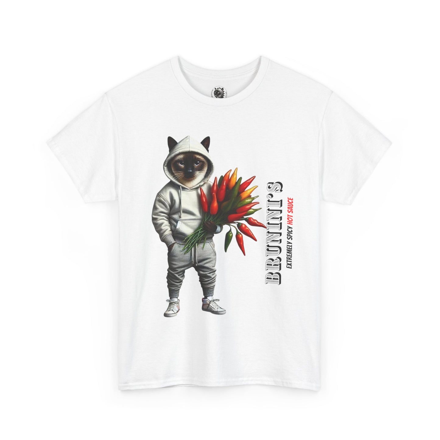Bruno with bouquet of Peppers  - Unisex Heavy Cotton Tee