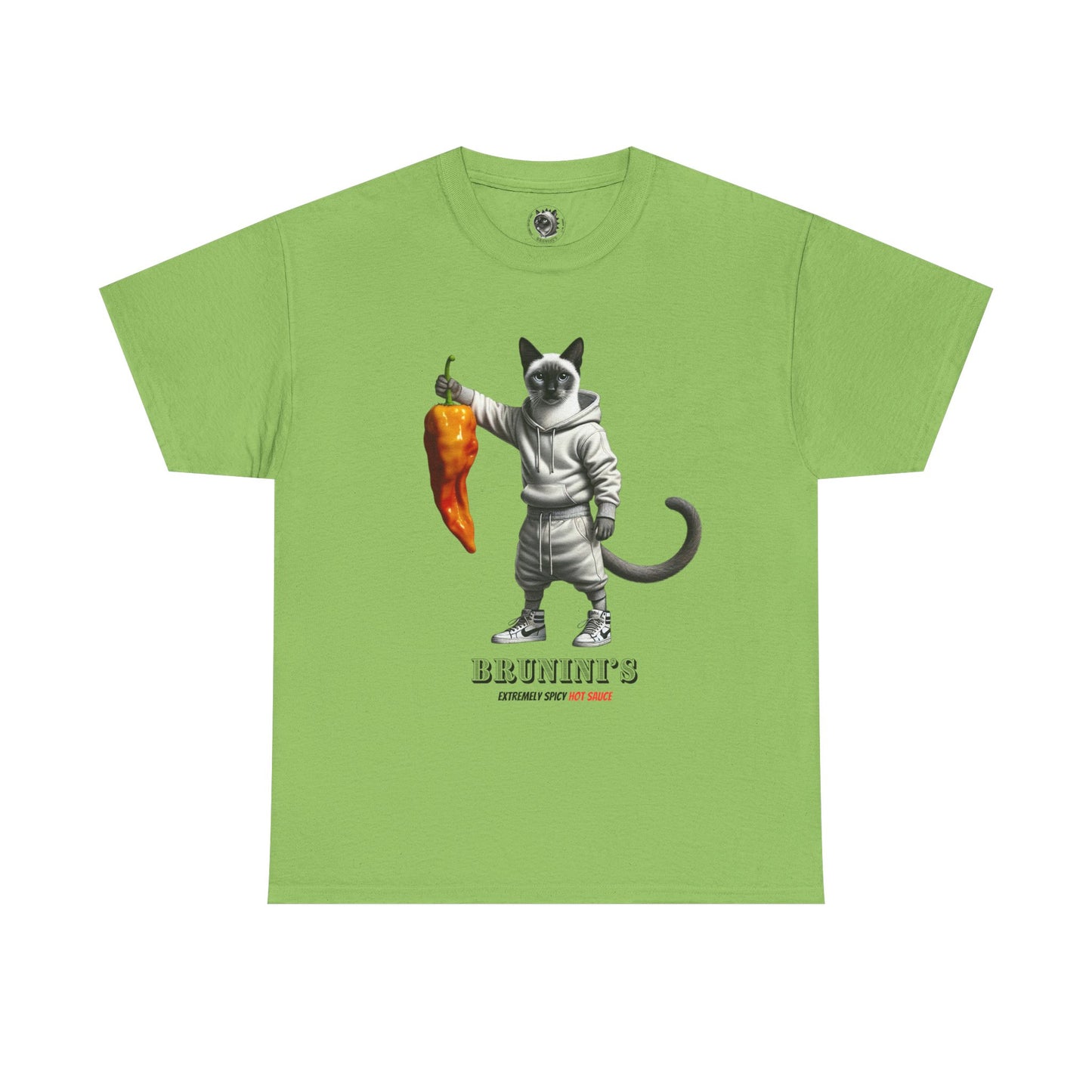Bruno with Ghost Pepper - Unisex Heavy Cotton Tee