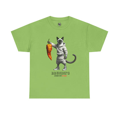 Bruno with Ghost Pepper - Unisex Heavy Cotton Tee