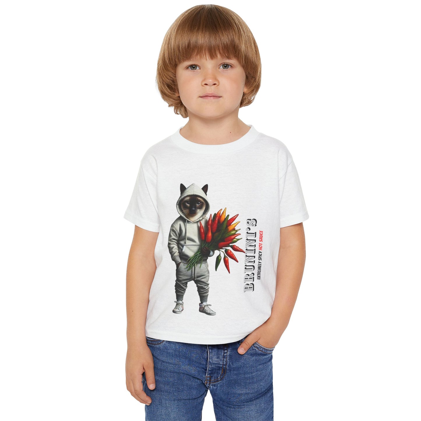 Bruno with bouquet of Peppers - Toddler T-shirt