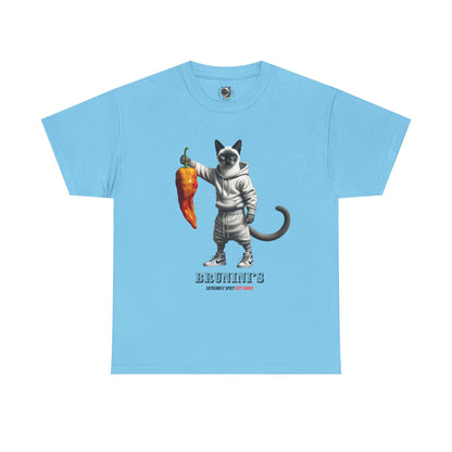 Bruno with Ghost Pepper - Unisex Heavy Cotton Tee