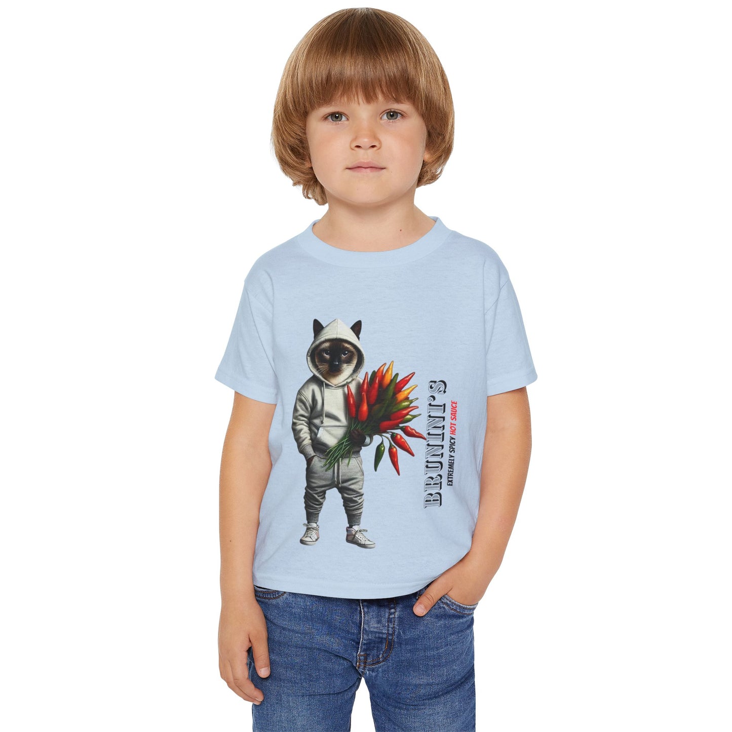 Bruno with bouquet of Peppers - Toddler T-shirt