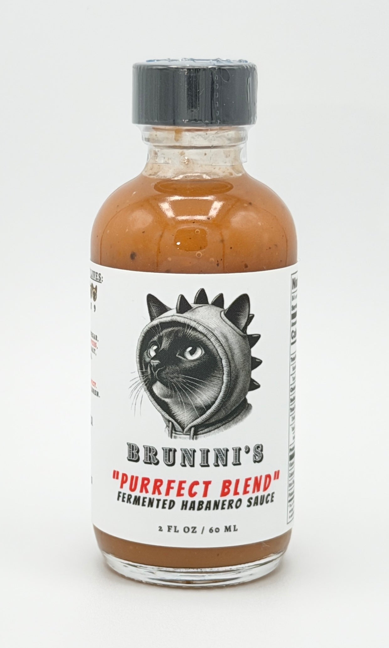 Brunini's "Purrfect Blend" - Spiced Habanero Extra Hot Sauce