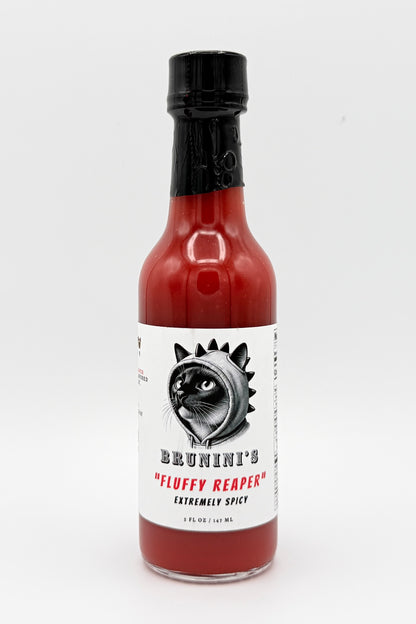 Brunini's "Fluffy Reaper" - Carolina Reaper Extremely Spicy Hot Sauce