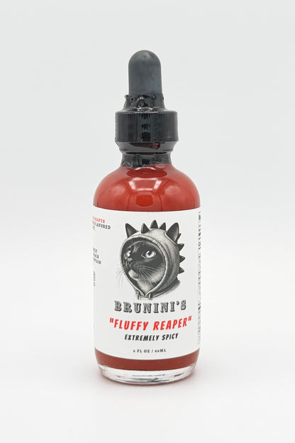 Brunini's "Fluffy Reaper" - Carolina Reaper Extremely Spicy Hot Sauce