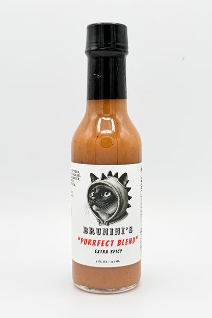 Brunini's "Purrfect Blend" - Spiced Habanero Extra Hot Sauce