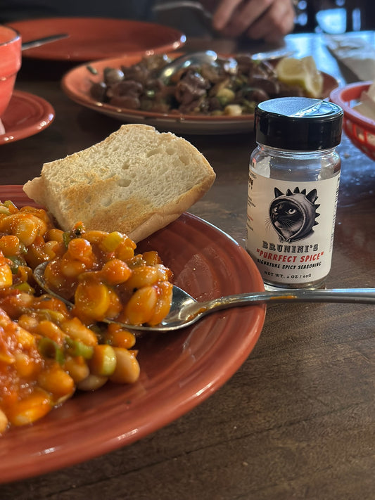 Brunini's "Purrfect Spice" - Signature Blend of Herbs and Spices with Smoked Habanero Powder