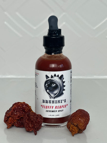 Brunini's "Fluffy Reaper" - Carolina Reaper Extremely Spicy Hot Sauce