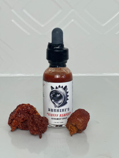 Brunini's "Fluffy Reaper" - Carolina Reaper Extremely Spicy Hot Sauce