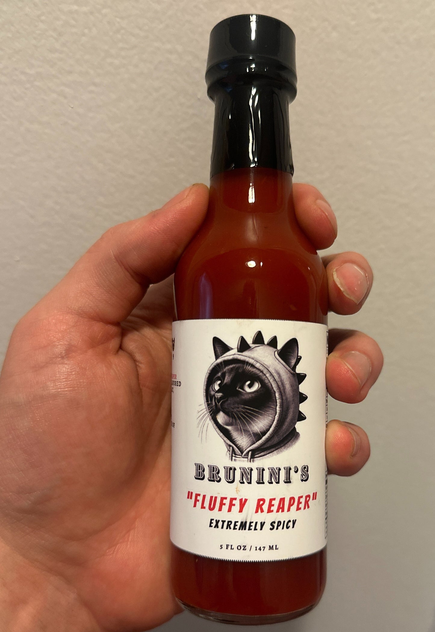 Brunini's "Fluffy Reaper" - Carolina Reaper Extremely Spicy Hot Sauce