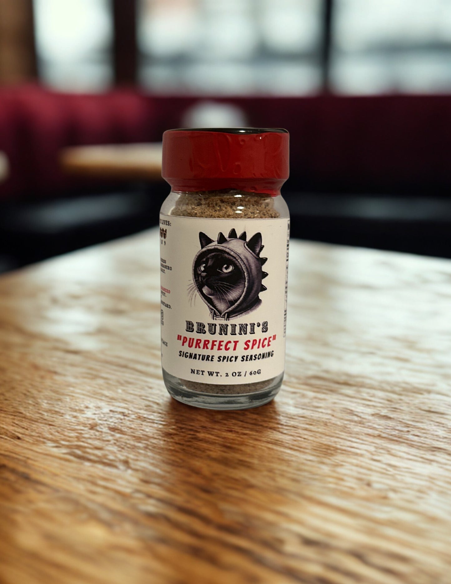 Brunini's "Purrfect Spice" - Signature Blend of Herbs and Spices with Smoked Habanero Powder