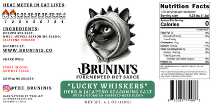 "Lucky Whiskers" - Mountain Herb Seasoning Salt