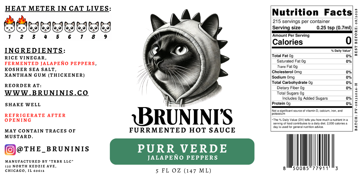 "Purr Verde" - Jalapeño Peppers