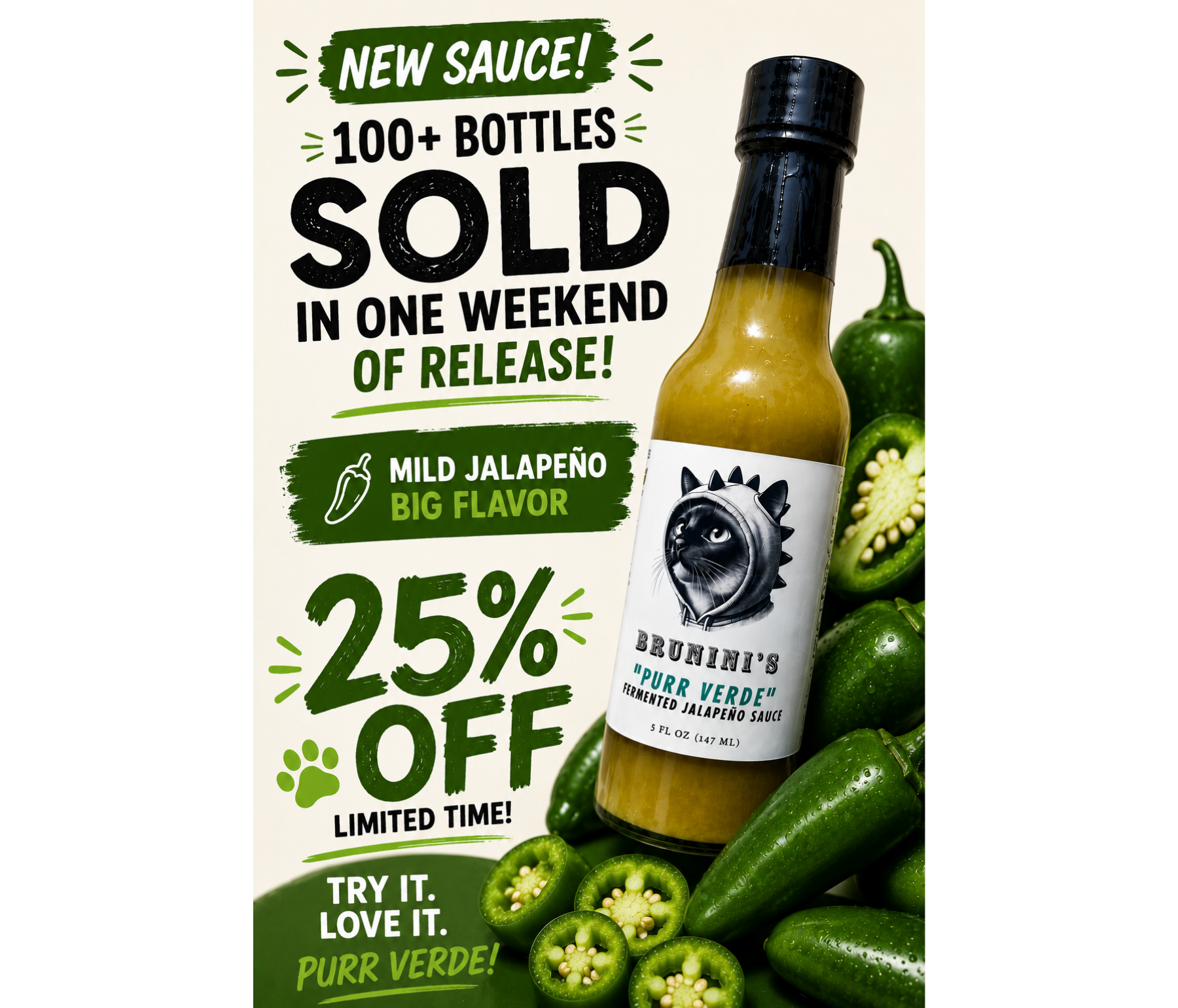 Hot sauce slide