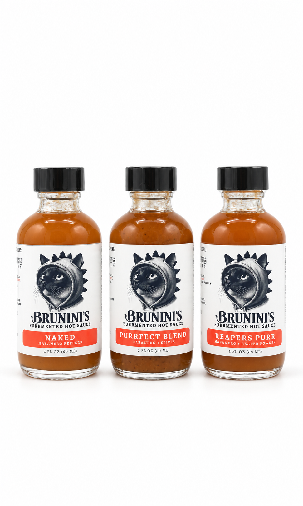 “Furrmidable Mini Trio” – The Habanero Collection Sampler (2 Oz)